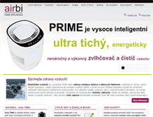 Tablet Screenshot of airbi.cz